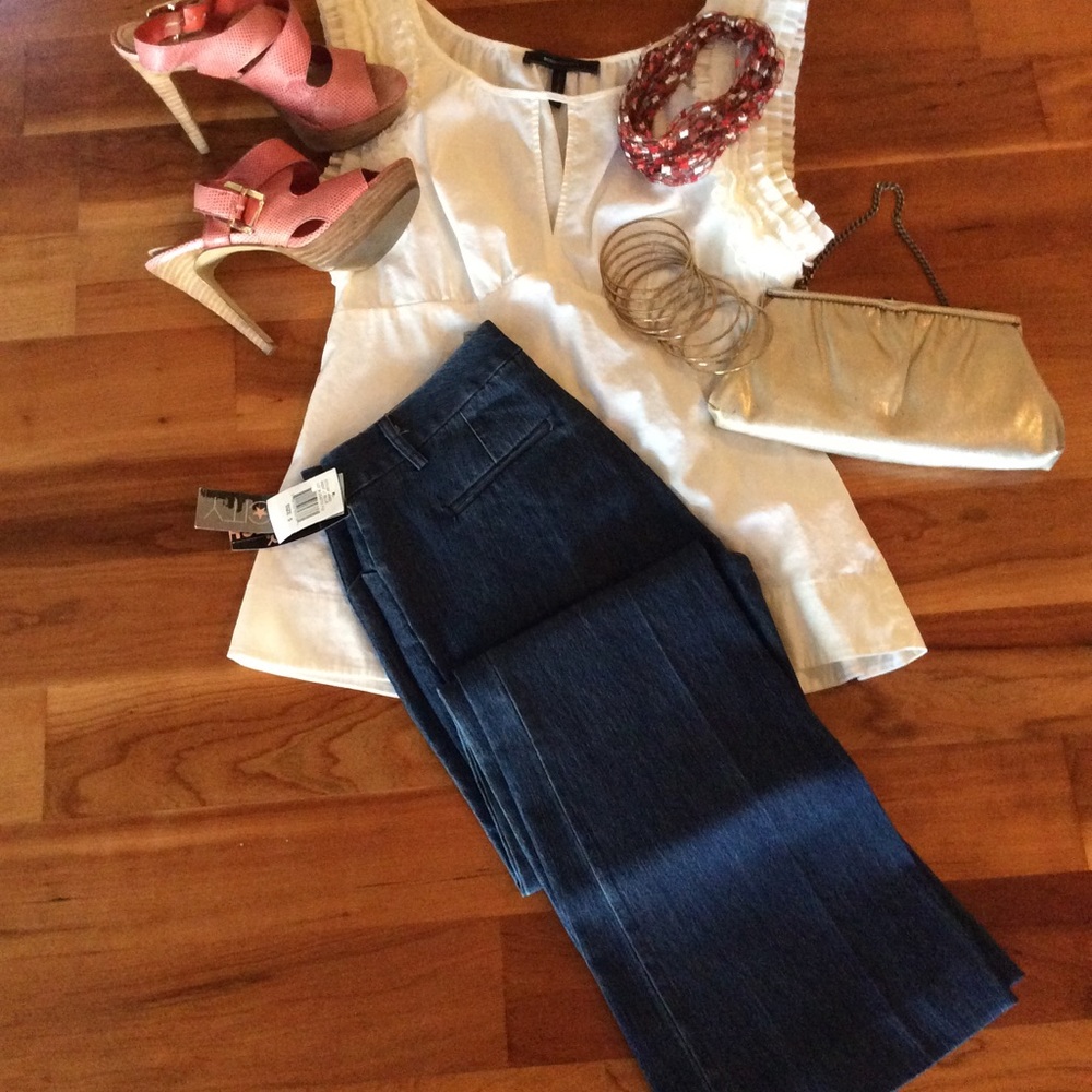 NWT boot cut jean slacks